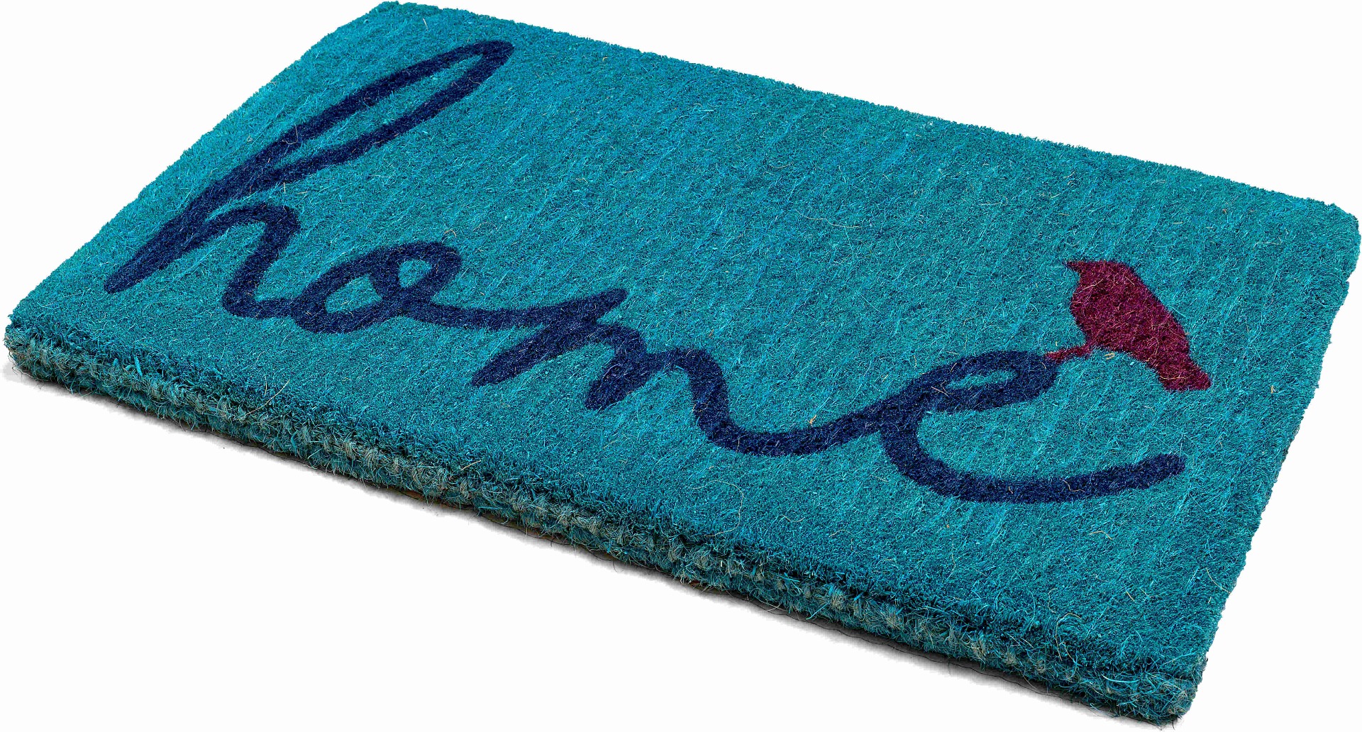 a_bird_perched_on_home_side_doormat_resized